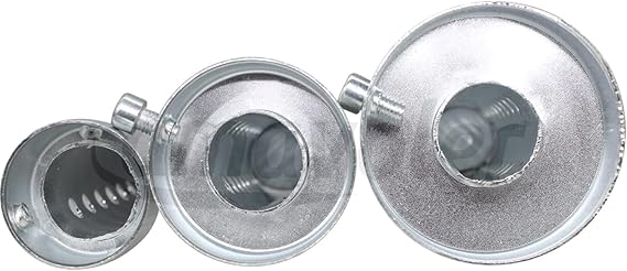 Motorcycle Exhaust Silencer Motorbike Muffler Insert Baffle Silencer Universal (silver-35mm)