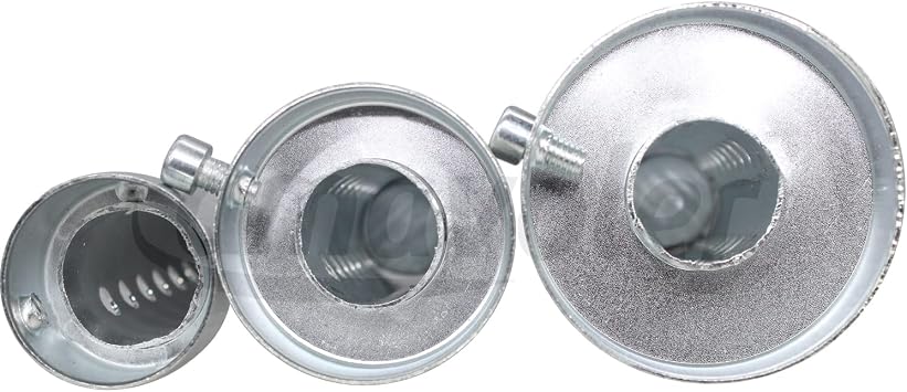 Motorcycle Exhaust Silencer Motorbike Muffler Insert Baffle Silencer Universal (silver-35mm)