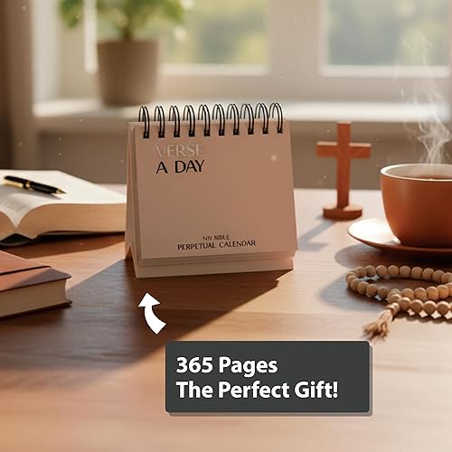 Miniatura 8 de Calendario perpetuo Verse A Day  Disfrútalo año tras año, 365 versículos cristianos de la Biblia de la NVI para inspirar tu devocional diario,