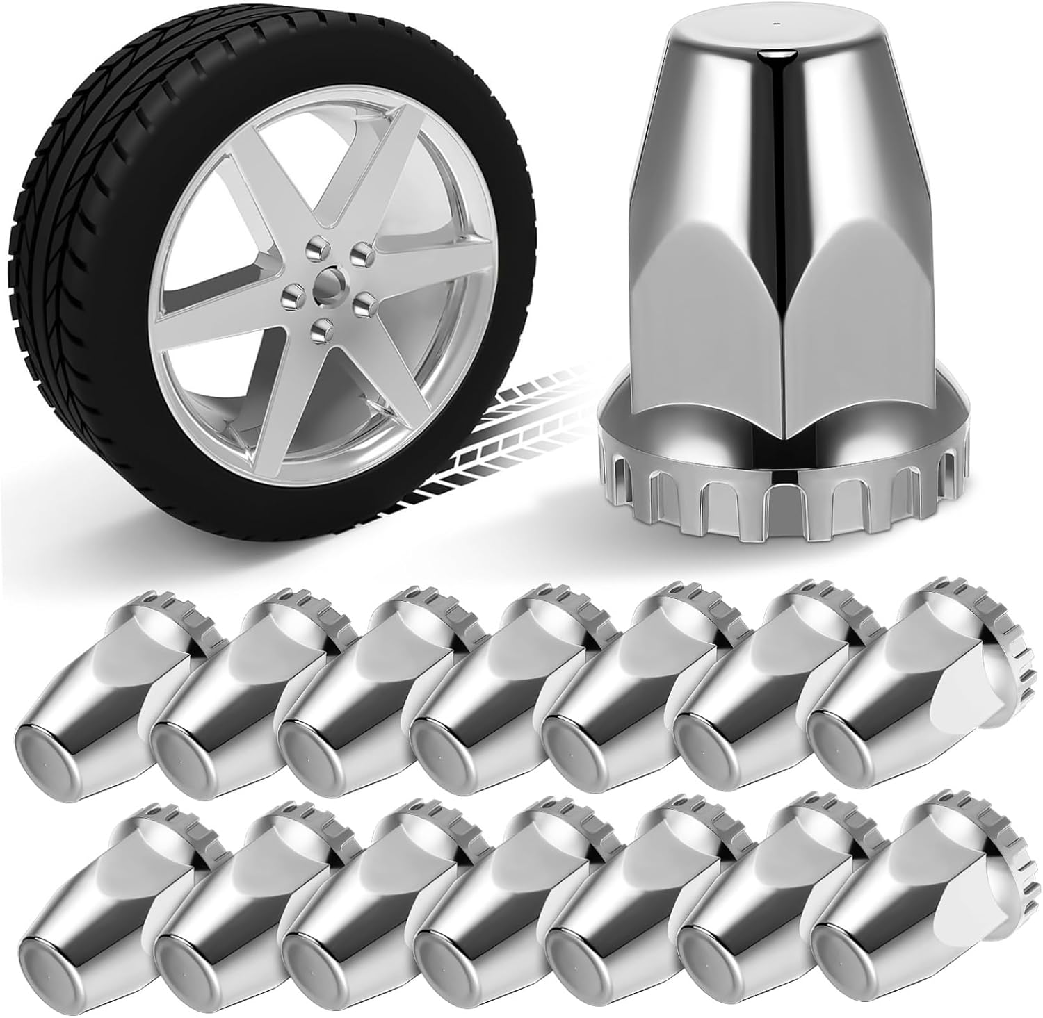 Semi Truck Lug Nut Covers Pcs Lug Nut Covers for Semi Trucks for Car Exterior Accessories