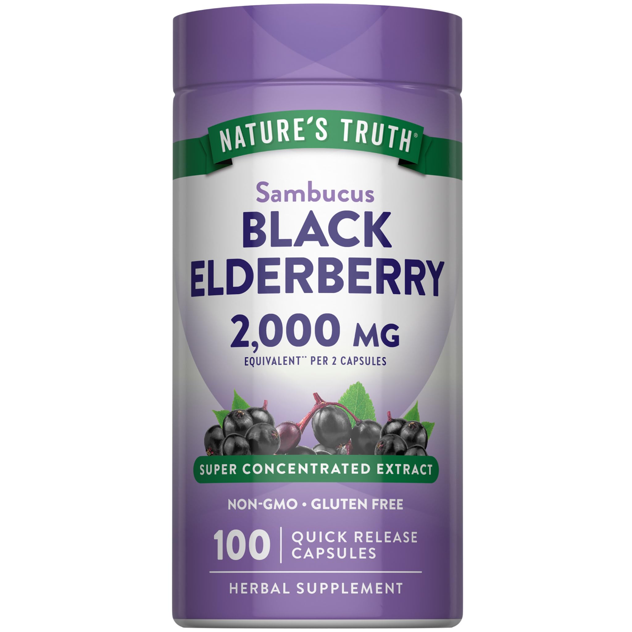 Nature's Truth Black Elderberry Capses