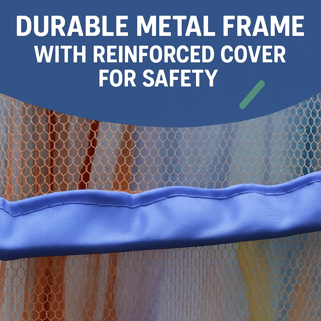 Constructive Playthings - KDK-94 Rainbow Retreat Canopy for Kids, Hanging Multi-Colored Mesh Net for Playroom, Classroom, or Bedroom