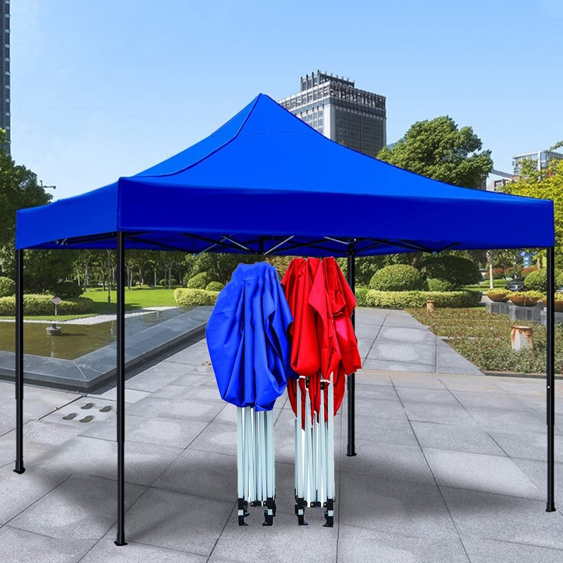 Amazon.co.jp: 屋外折りたたみテント, 重い タープテント, 2x2M/2.5x2 