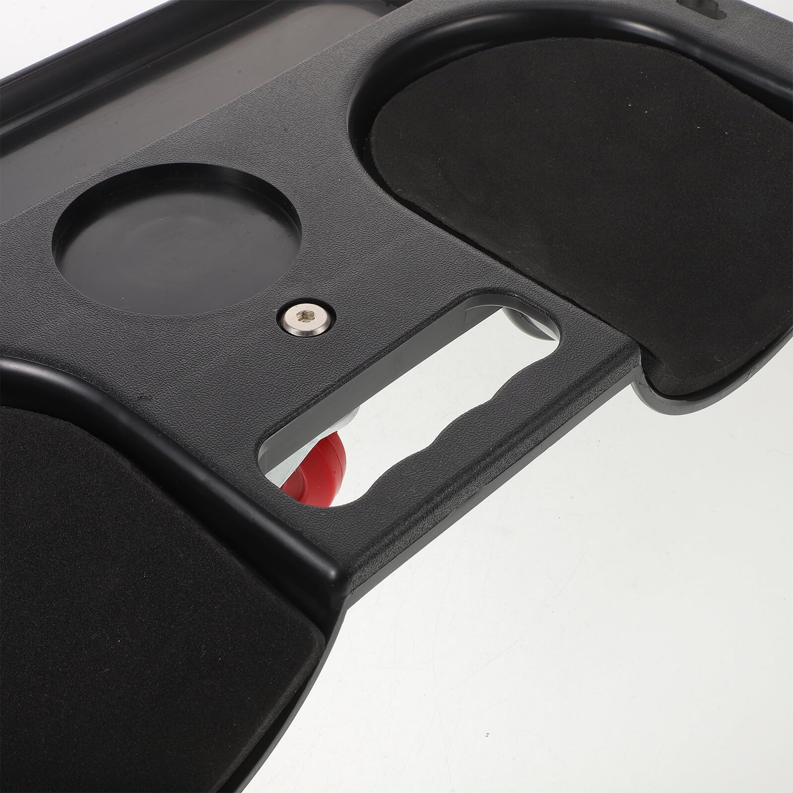 VALICLUD Rodillera con Ruedas para Reparación de Automóviles, Almohadilla de Rodillas con Bandeja para Herramientas, Protección Ergonómica Negra, Compacta y Resistente para Taller y Garaje