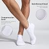Lapulas Calcetines Tobilleros Deportivos para Correr, de Corte Bajo, Acolchados, Antiampollas, con Talonera, para Hombre y Mujer, 6 Pares 3
