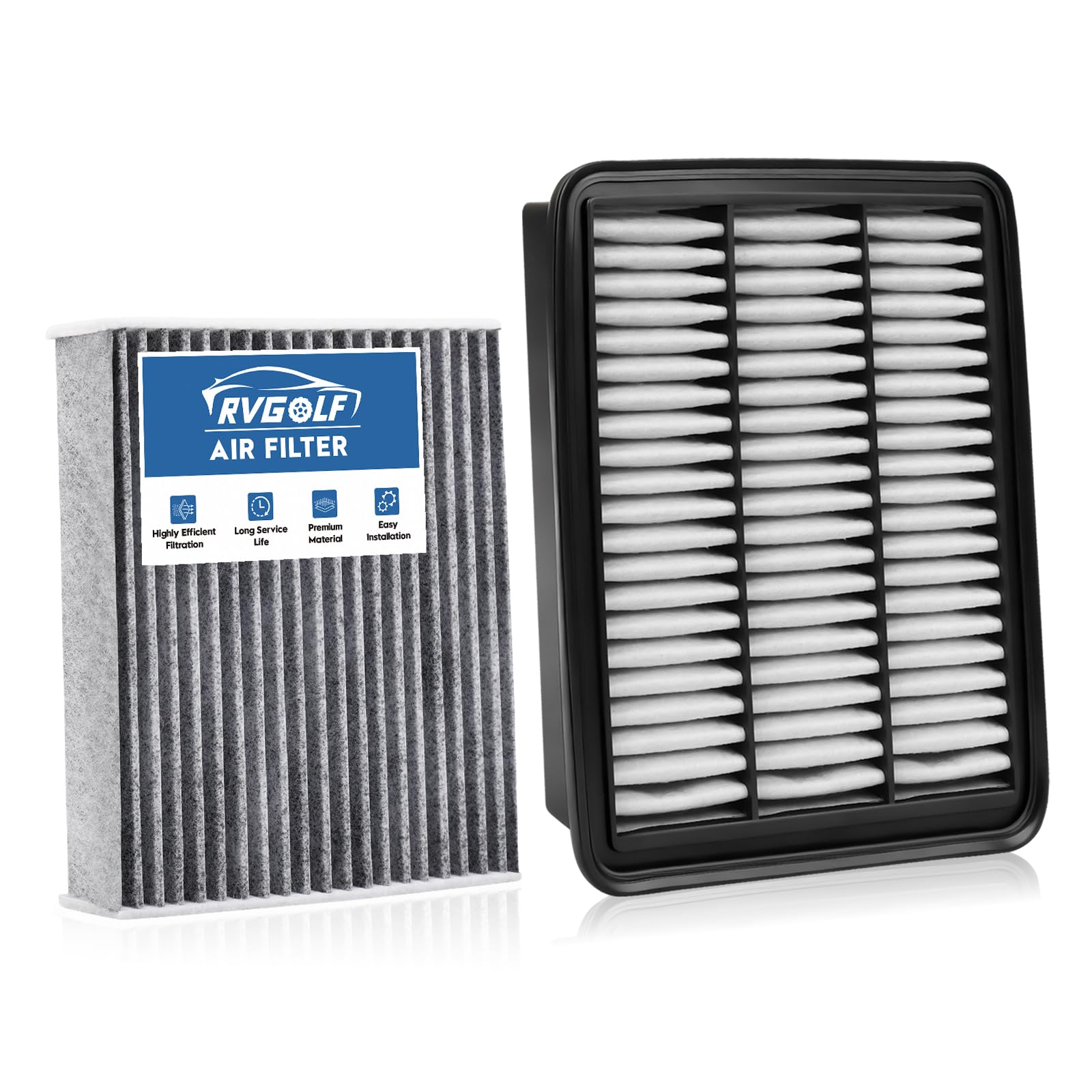 Engine+Cabin Air Filter Fit for 2016-2024 Mazda CX-9 CX9 2.5L