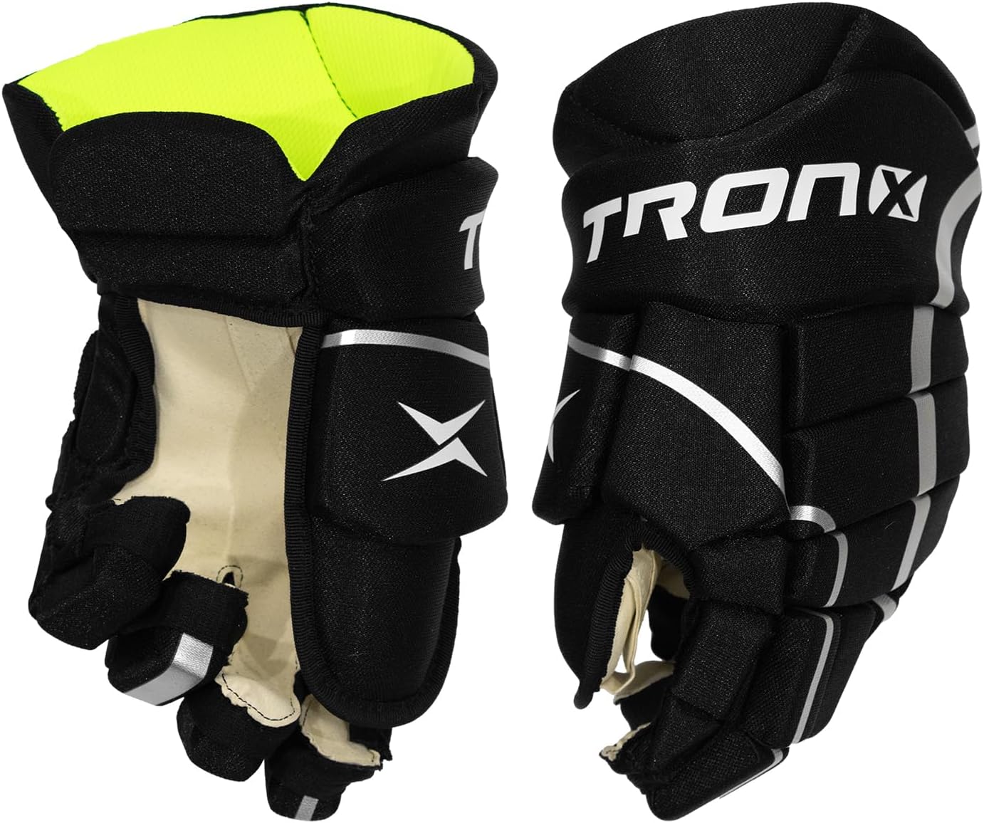 TronX Force Ice Hockey Gloves: Lightweight Durable Protection for Youth, Junior & Senior Players