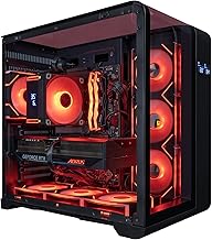 Phantom Gaming PC Desktop Computer, Intel Core Ultra 7 265K, GeForce RTX 5070 TI 16GB, 32GB DDR5, 1TB SSD, Tower Fan Black, Windows 11 Home, RGB Lighting, WiFi, Ready to Use