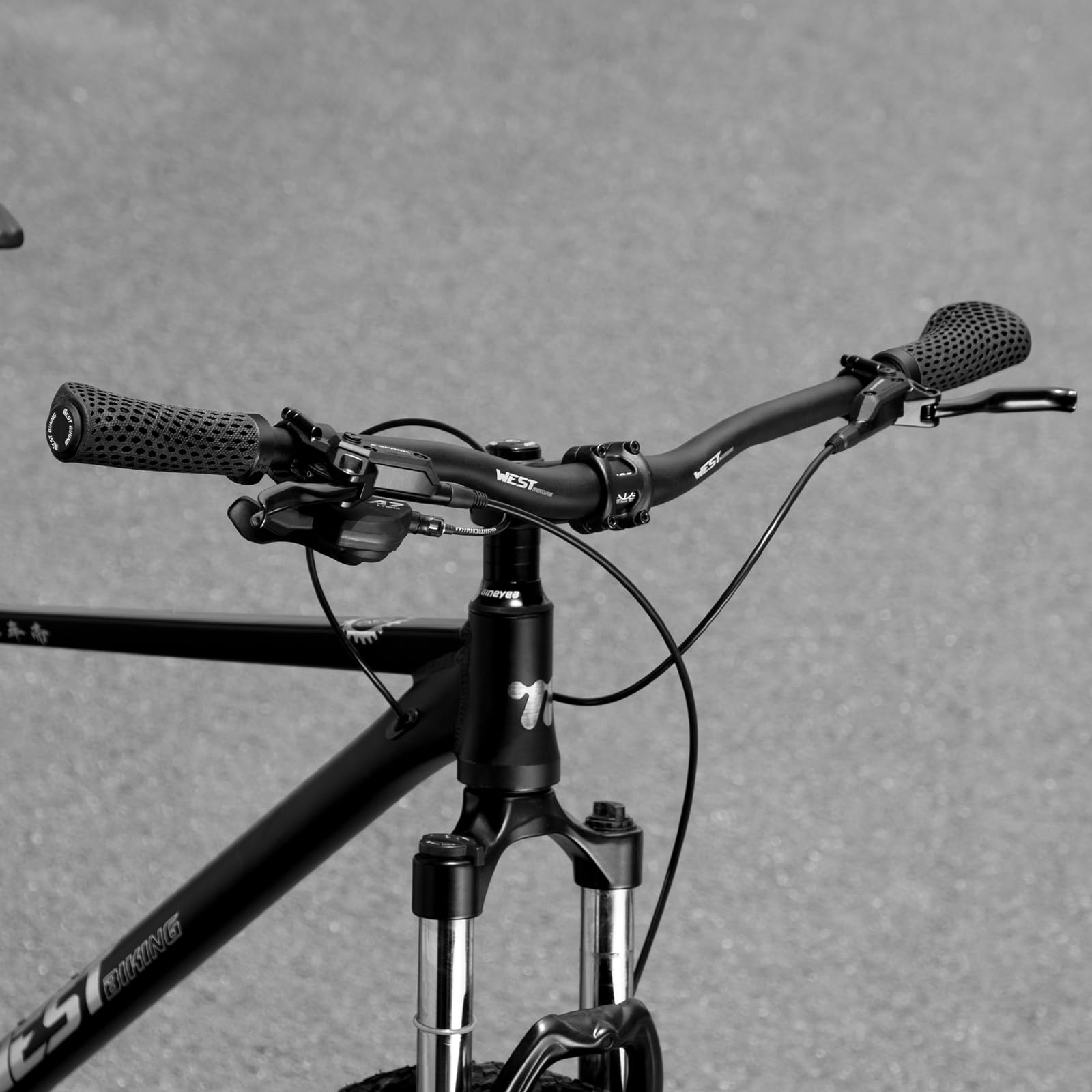 Manopole per manubrio MTB ergonomiche 3D stampate antiscivolo, ammortizzanti per ciclismo e bicicletta