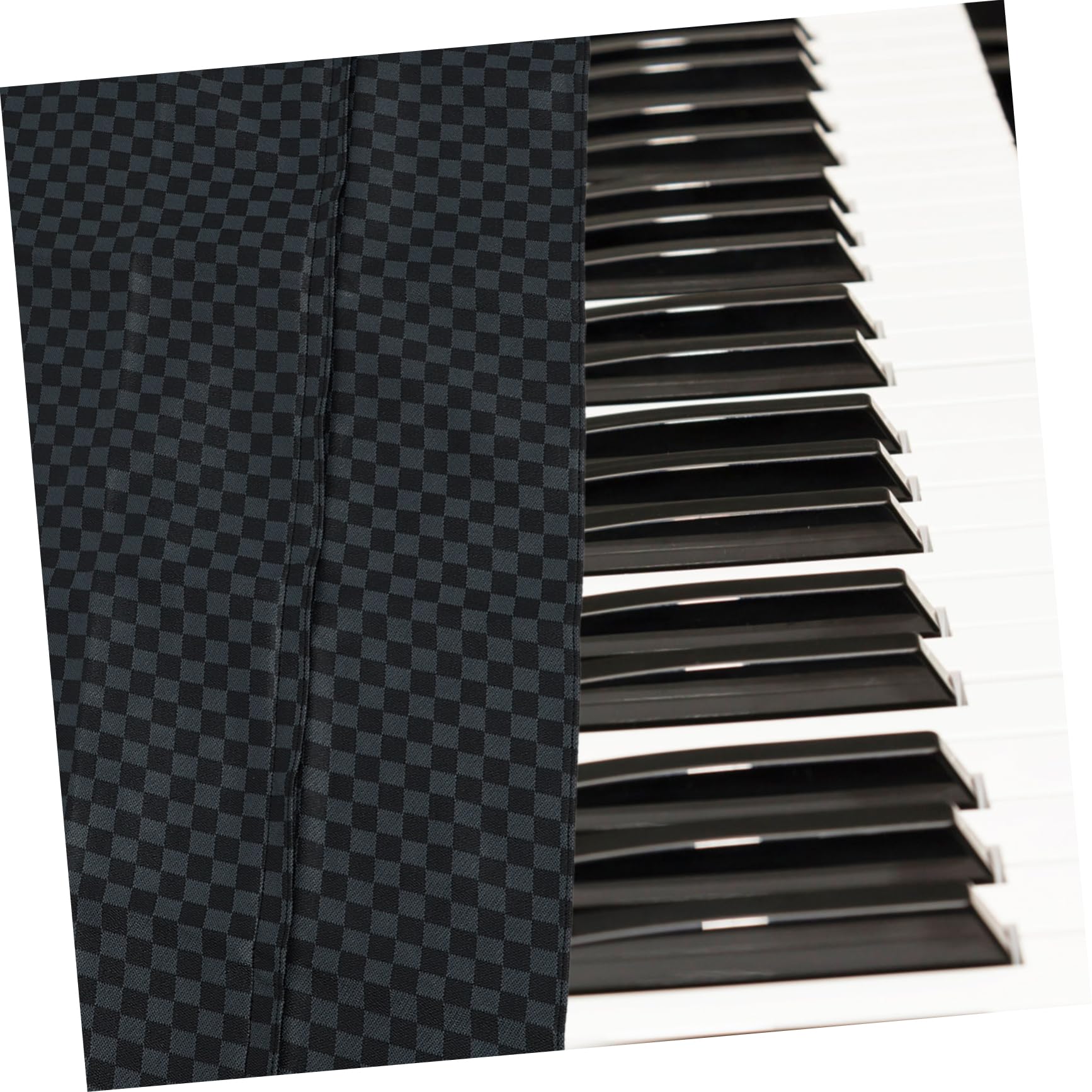 LIOOBO 1 PC Keyboard Piano Cover for Piano Easy Stretch Design Simple Style Fits Decor Zipper with Protective Pad