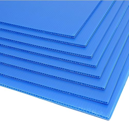 Miniatura 3 de Paquete de 8 carteles de plástico corrugado de 24 x 36 pulgadas para exteriores, casa abierta, cumpleaños, césped, tablero de póster de espuma con