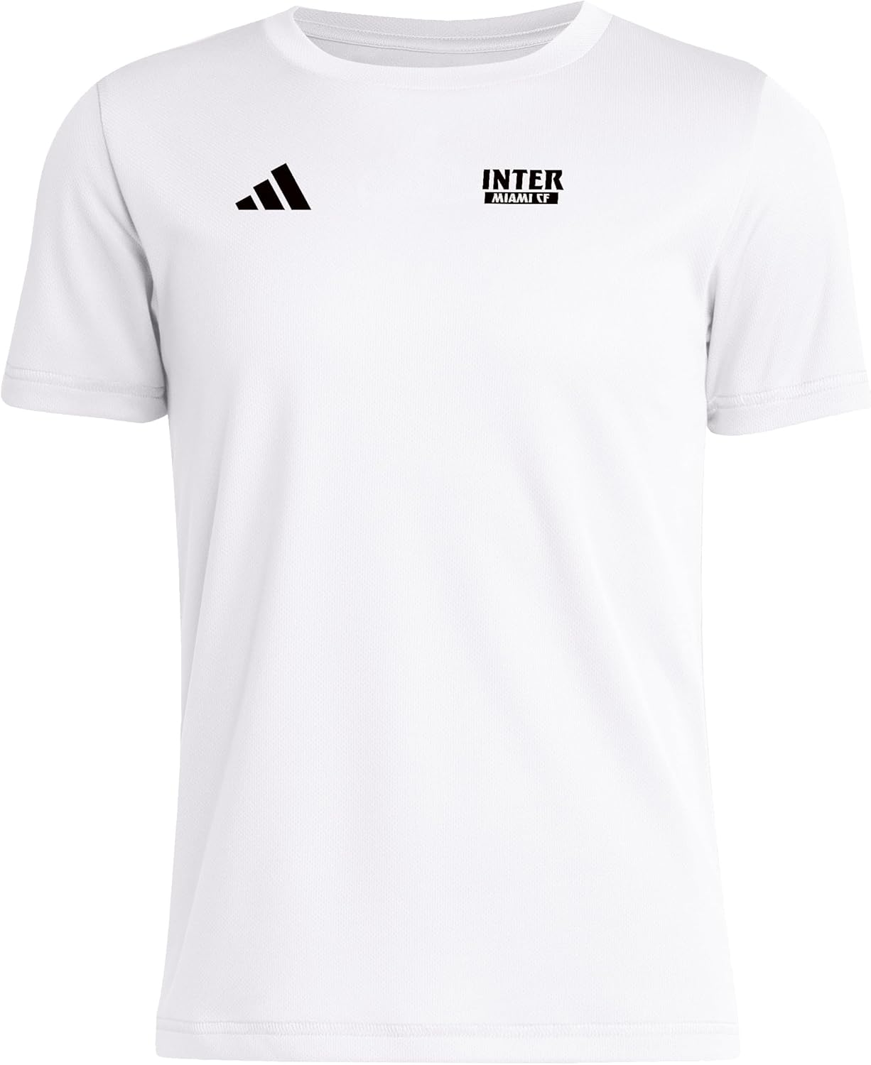 adidas Unisex-Kids Inter Miami CF Pre-Game Short Sleeve Soccer T-Shirt