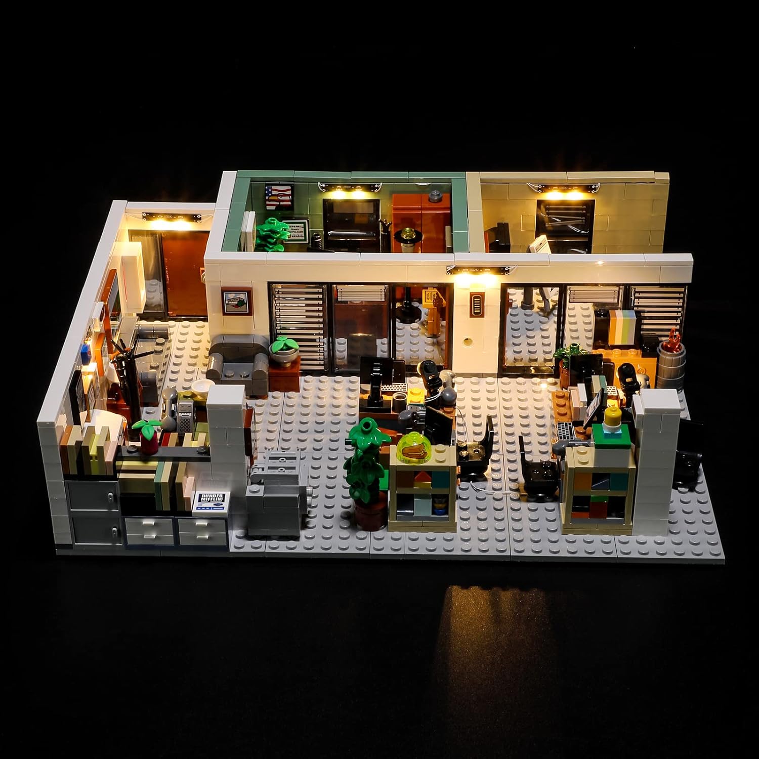 YEABRICKS LED Light for Lego-21336 Ideas The Office Building Blocks Model (Lego Set NOT Included)