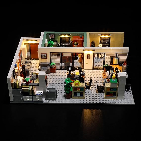 YEABRICKS LED Light for Lego-21336 Ideas The Office Building Blocks Model (Lego Set NOT Included)