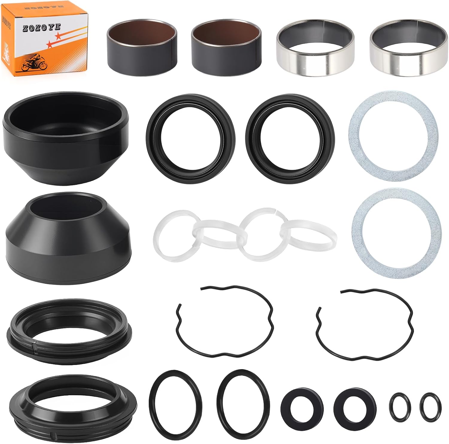 41mm Front Fork Leg Rebuild Kit for FXDWG FXS FLS FLTRX FLHX Softail Standard Wide Glide 1991-2017