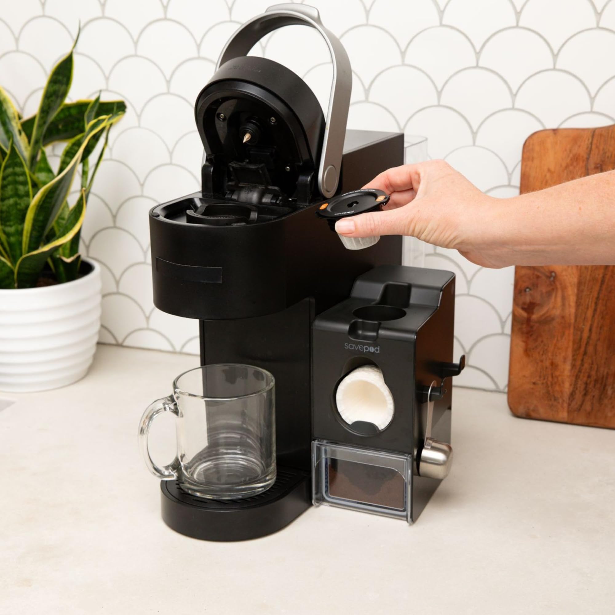 K1 Reusable Coffee Pods & Filter Paper Kit - Works With Keurig 2.0 & 1.0 Machines (Includes 300 Filters)