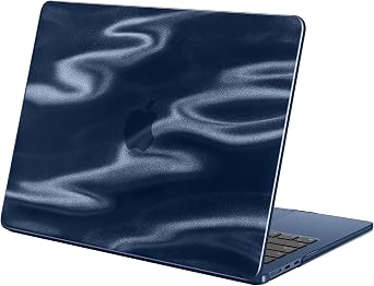 MOSISO Compatible with MacBook Air 13 inch Case M5-M2,13.6" Display, Blue