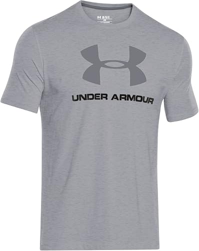 Under Armour Cc Sportstyle Logo Camiseta de Manga Corta, Hombre, Gris True Grey 