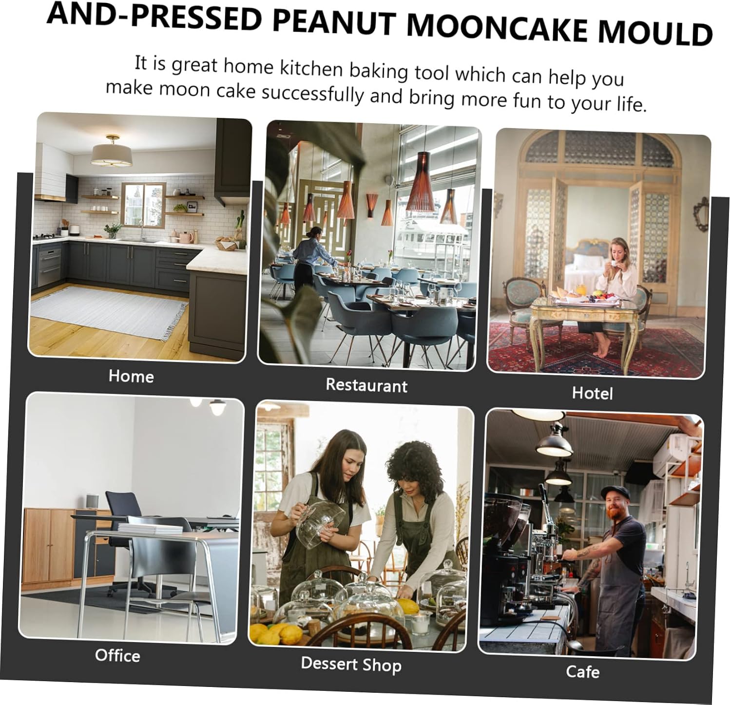 PRETYZOOM 3sets Mold for Handmade Green Bean Cake Reusable Pastry Baking Tool for Cookies and Desserts Easy to and Fun to Use Capacity