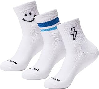 Performance Golf Socks – Premium Quarter-Height, Moisture-Wicking Athletic Socks with Mixed Designs Variety 3-Pack