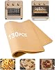 130PCS Air Fryer Liners Disposable Compatible with Our Place Wonder Oven 12.7 Quarts, Parchment Paper Sheets for Air Frying Baking Roasting, Air Fryer Toaster Oven Accessories