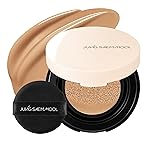 JUNG SAEM MOOL [ Mini ] Essential Skin Nuder Cushion Mini 26W Oat 0.17 Fl Oz, Natural Radiant Finish Cushion Foundation with Buildable Coverage, Lightweight Texture, Korean Foundation Makeup