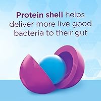 Vista 5 de Digestive Advantage Gomitas de fibra prebiótica + probióticos para la salud digestiva, probióticos diarios para niños, apoyo para hinchazón