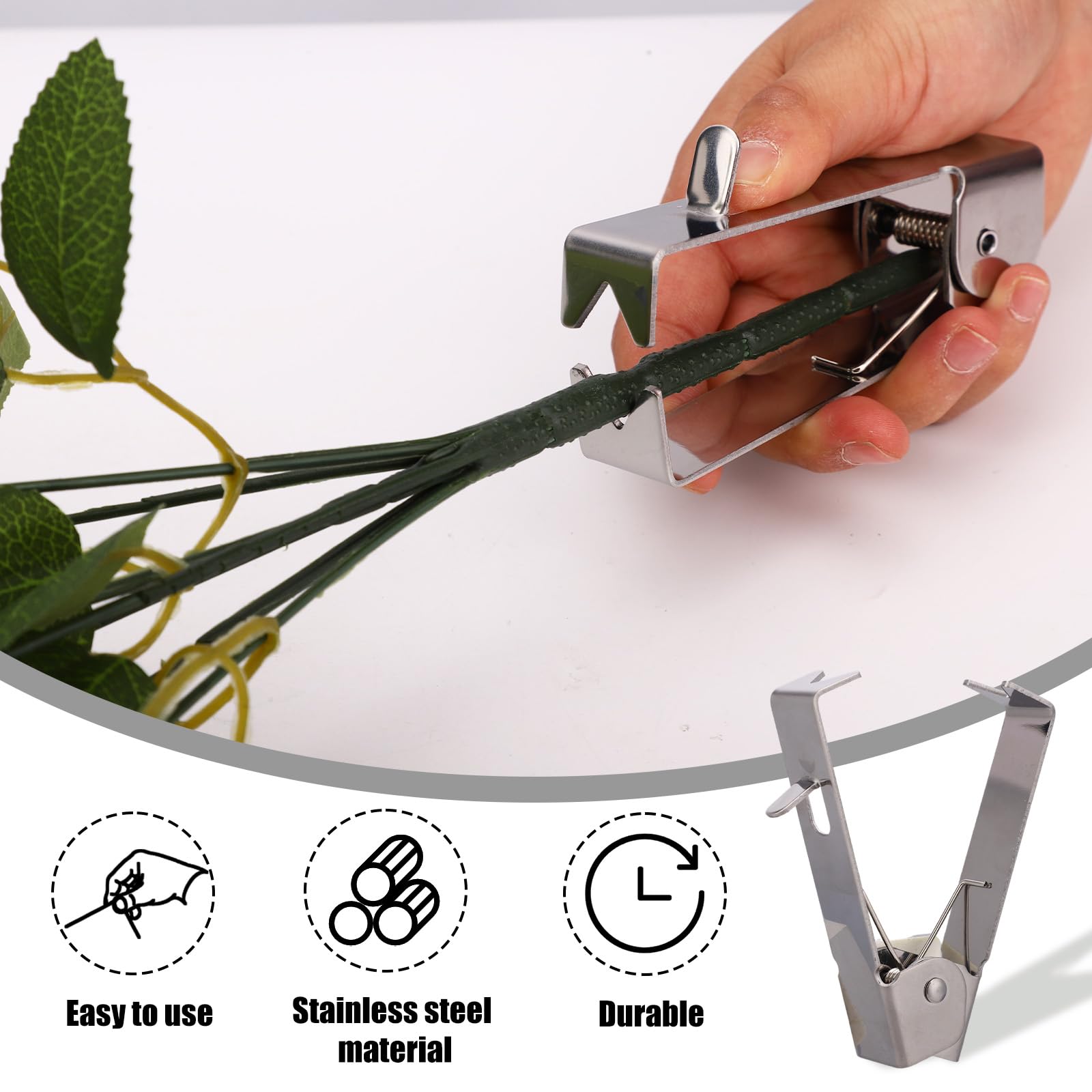 Strumento per Rimuovere Spine di Rose, Spine e Foglie di Rose Pulitore Steli Fiori per la Casa Negozio Composizioni Floreali Fiorista Professionista