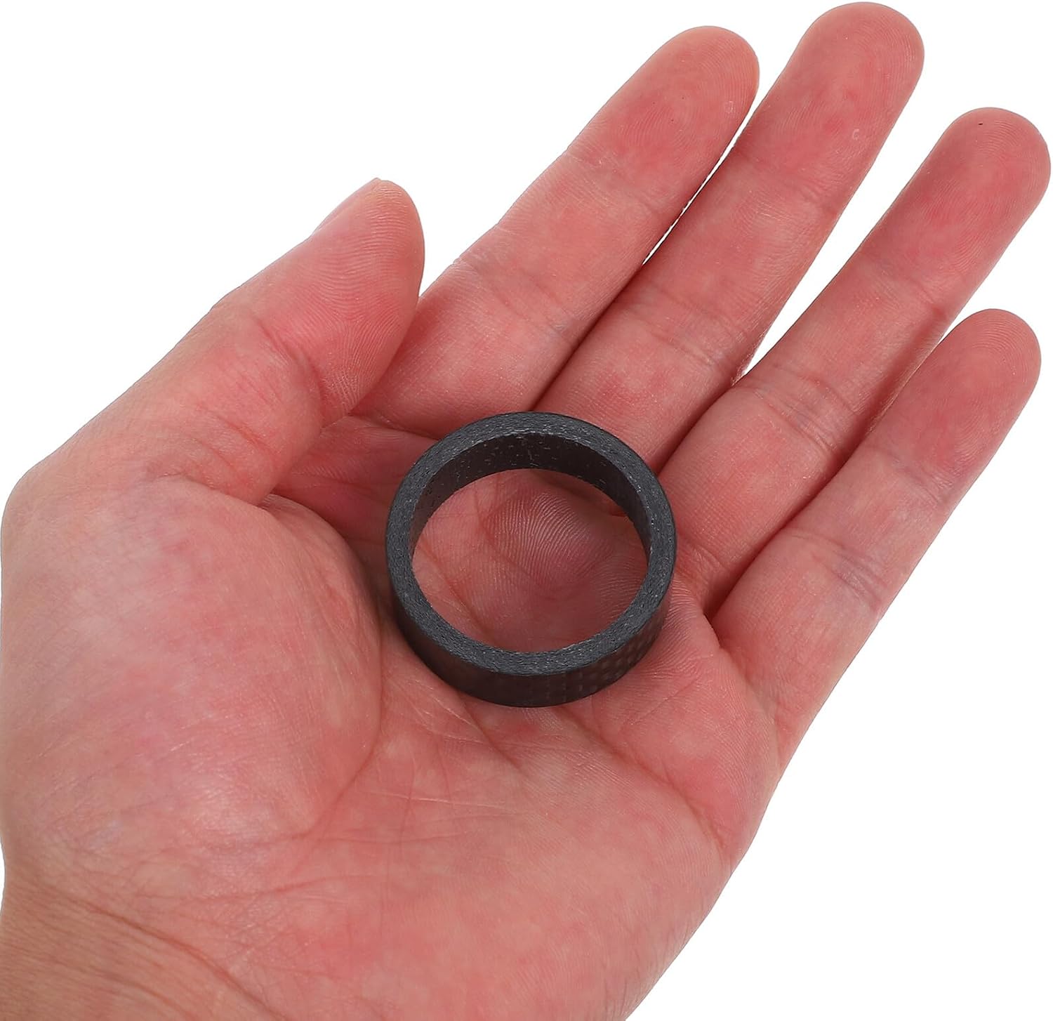 DOITOOL Bike Headset Spacer Kit 6pcs 10mm Carbon Fiber Stem Spacers for Road and Mountain Bikes for Cycling Stability Performance