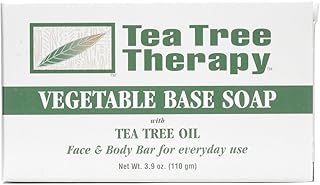 Tea Tree Therapy, jabón en barra, base vegeta...