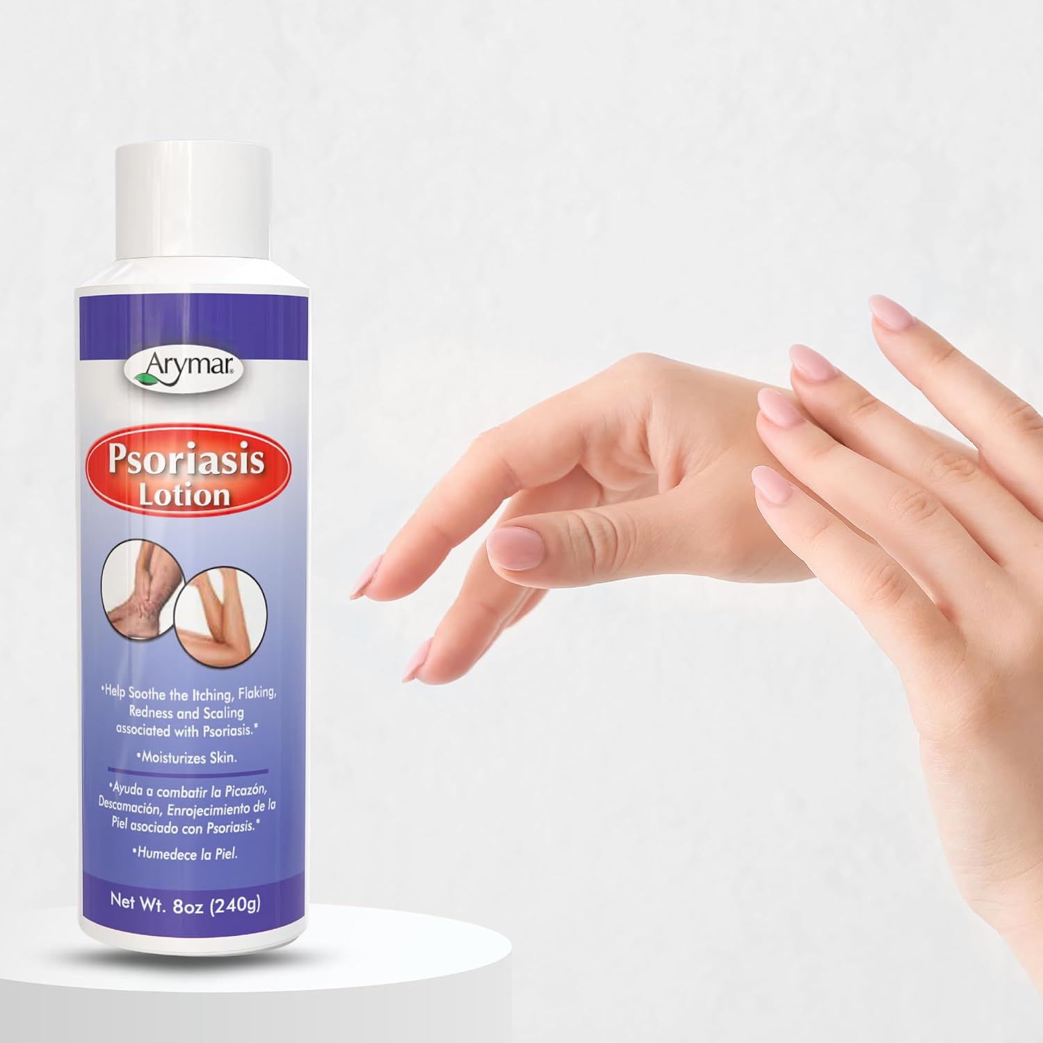 Arymar Psoriasis Lotion - Hydrating Skin Lotion - 8 Oz - Helps Soothe Dry Skin image 4