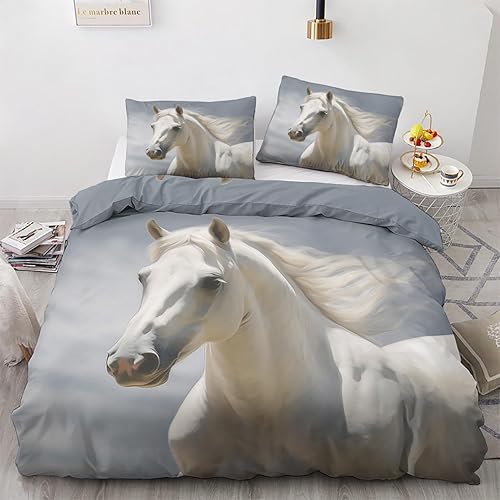 Miniatura 57 de Funda de edredón de playa tamaño matrimonial Juego de ropa de cama Sunset Sea 3 piezas Funda de edredón de microfibra suave con lazos