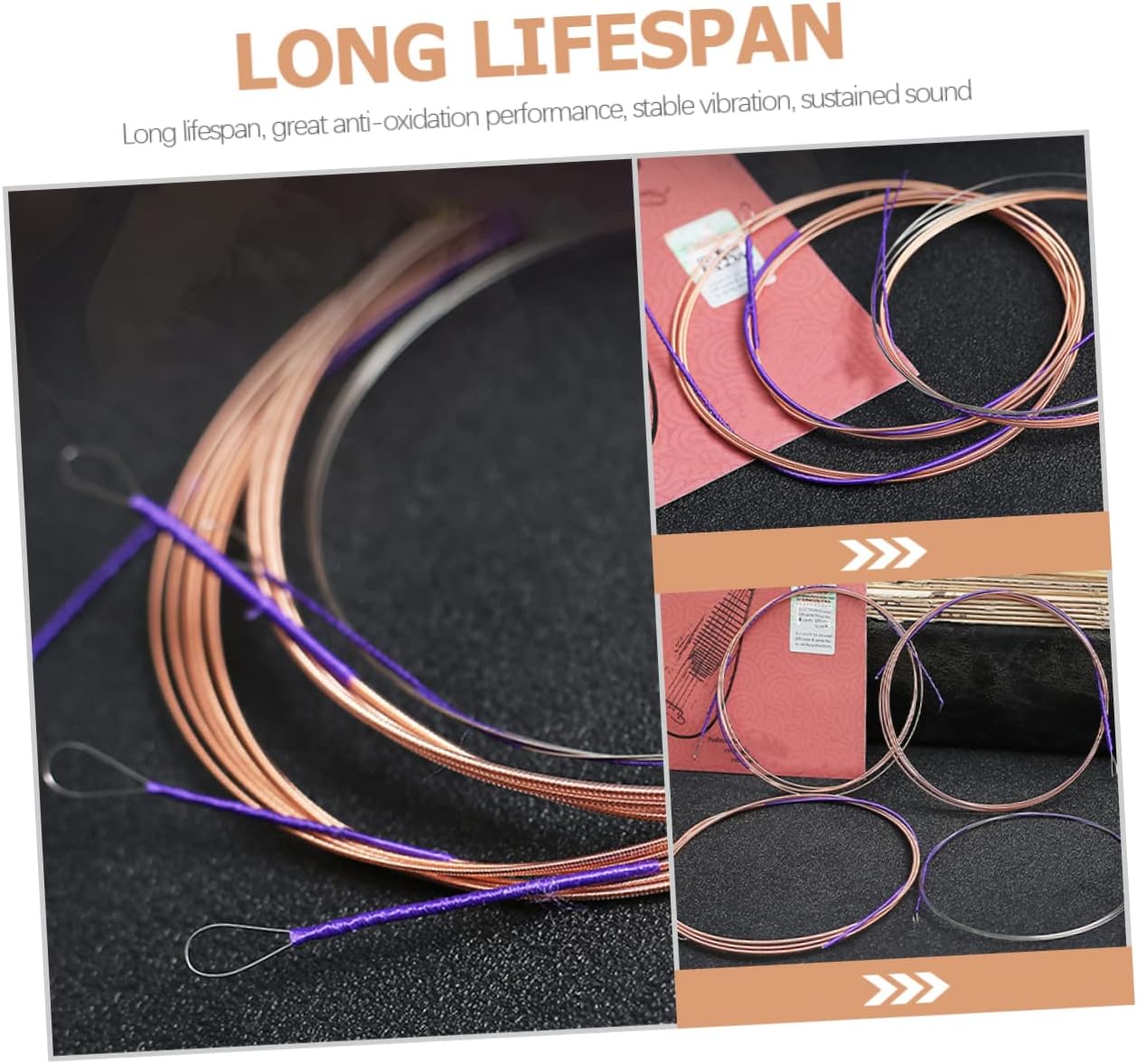 Hemoton 16pcs Steel Lute Strings for Chinese Pipa Replacement Parts Easy to Install Enhanced Sound for Musicians and Lute Players
