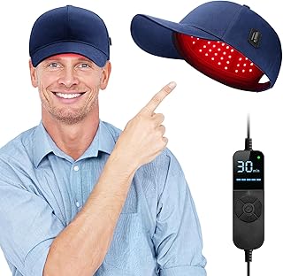 Laser Hair Growth Cap, Red Light Hat For Hair, Blue