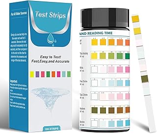 Water Testing Kits for Drinking Water - 50 Strips 12 in 1 Well