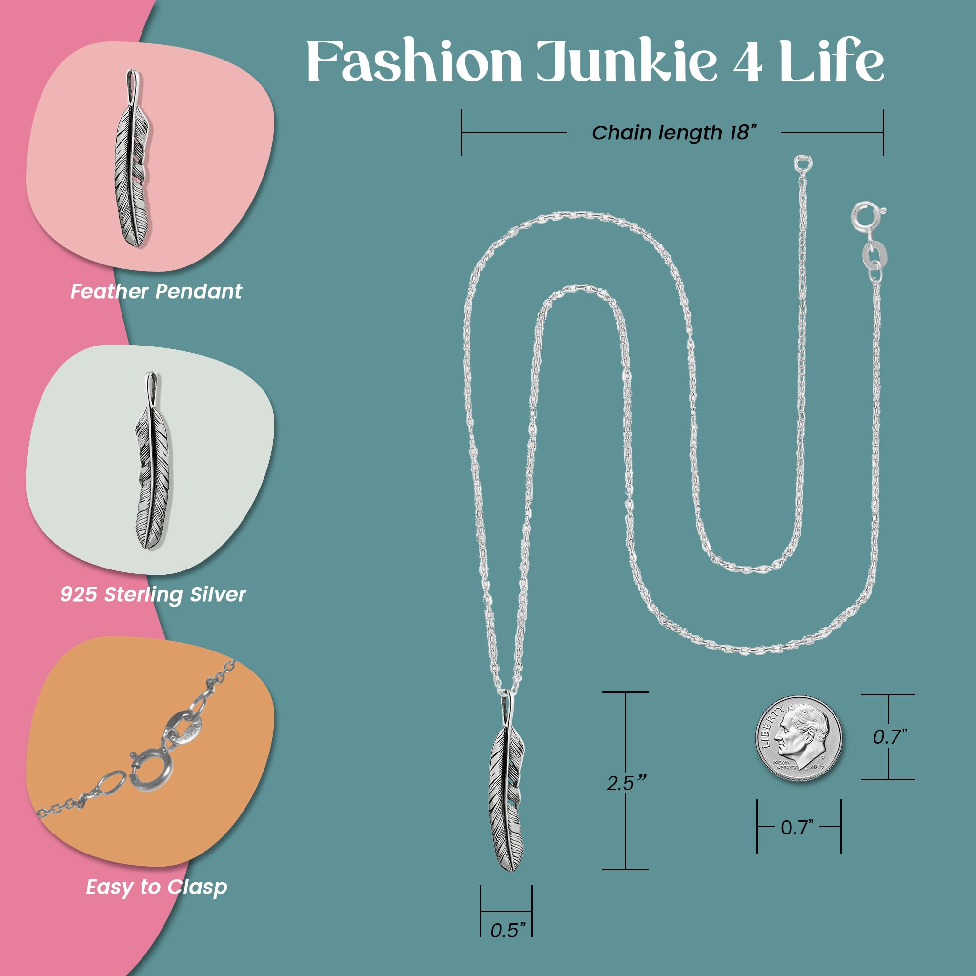 FashionJunkie4Life Bird Pendant Necklace