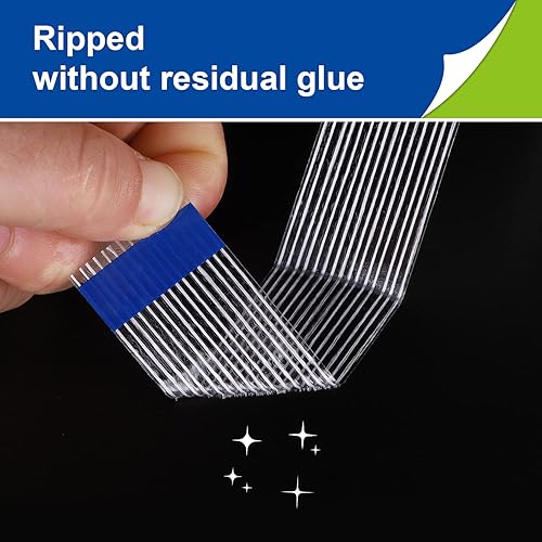 Miniatura 6 de nicestrong Paquete de 8 cintas de fleje de filamento de 6.3 mil x 1 pulgada x 27 yardas, cinta de fibra de vidrio reforzada transparente de grado