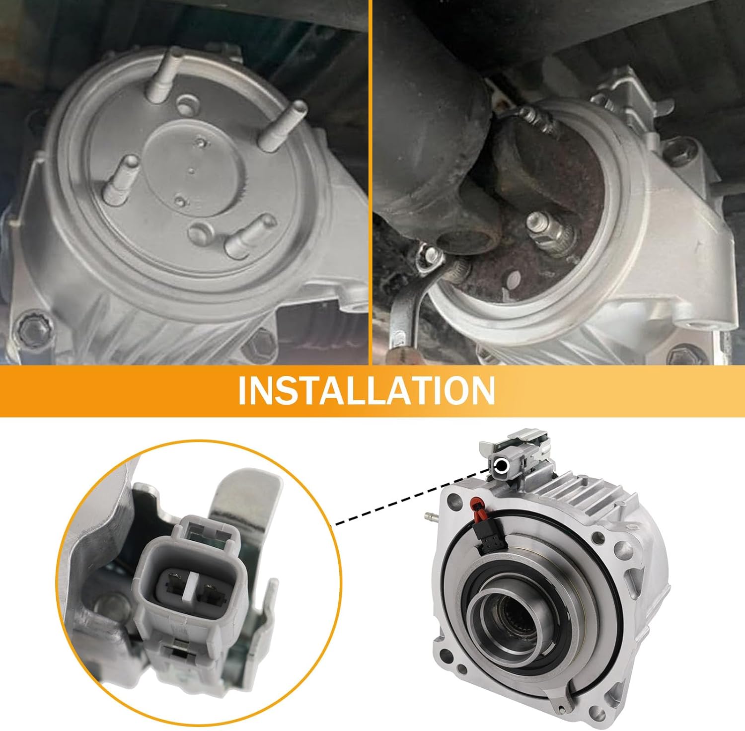 Rear Differential Viscous Coupler Coupling Replacement For 2011-2018 Toyota Sienna AWD 2.7 3.5L Replaces# 41303-28013 41303-28011