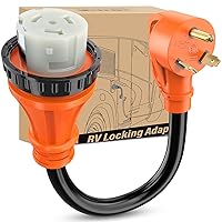 Vista 53 de Nilight Cable adaptador de bloqueo para caravana de 15 amperios a 50 amperios de cobre puro resistente calibre 10 ETL listado 5-15P a SS2-50R