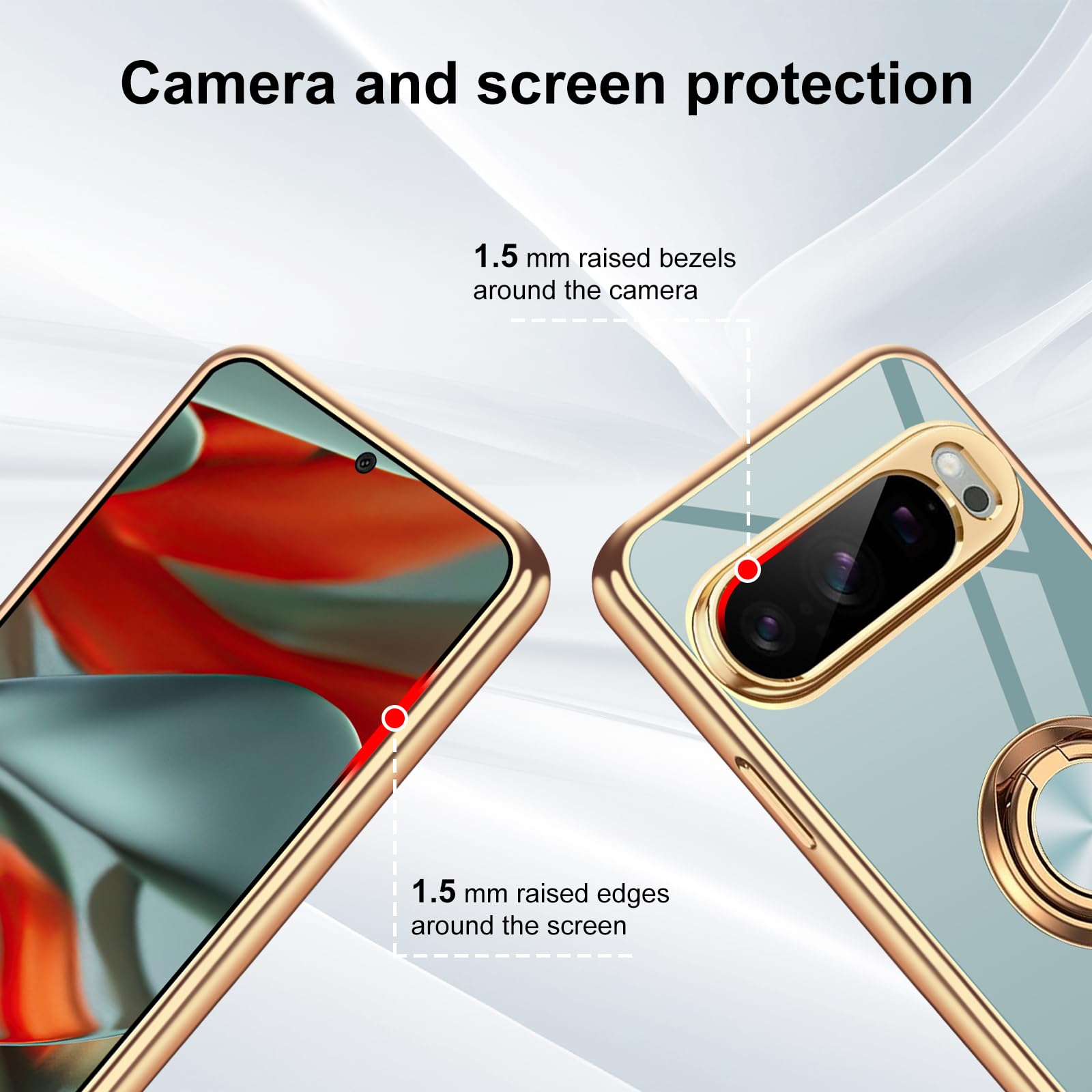 Niedliche Handyhülle Für Google Pixel 9 Pro Mit Magnet-Ständer – Sternbild-Design