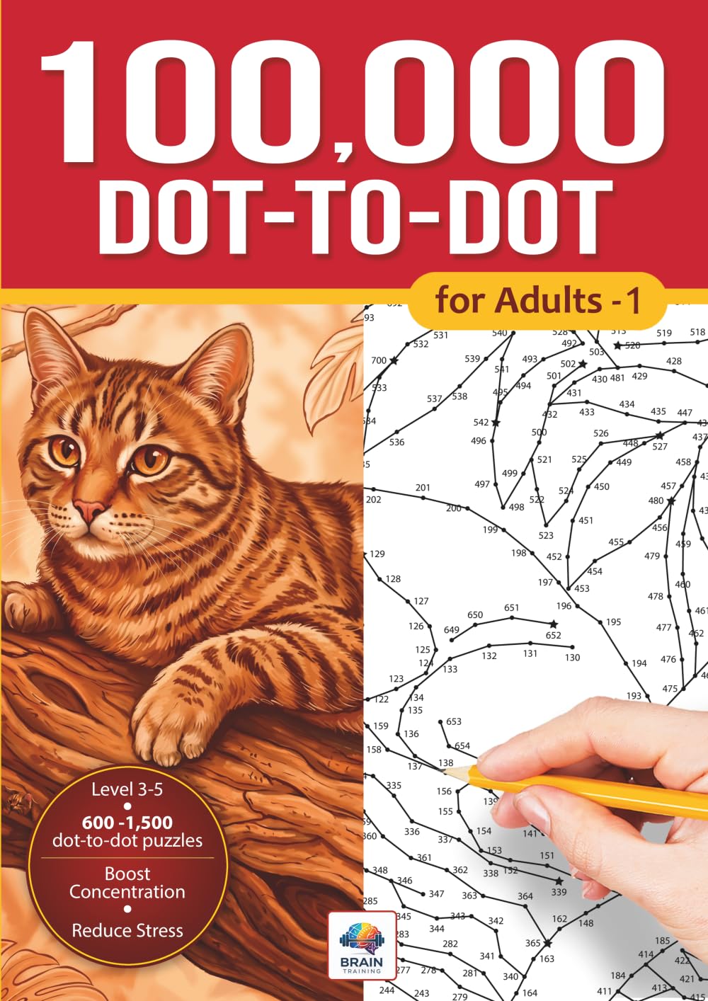100,000 Dot-to-Dot for Adults No. 1: Extreme Connect-the-Dots Puzzles