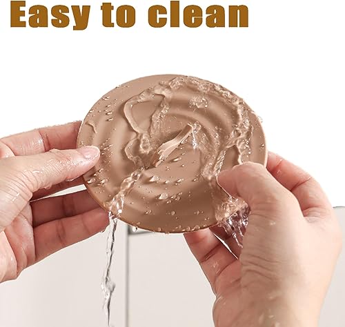 Miniatura 3 de Tapas de silicona para tazas de 3.9 in (4 pulgadas), reutilizables, a prueba de fugas, tapas flexibles aptas para lavavajillas para bebidas frías