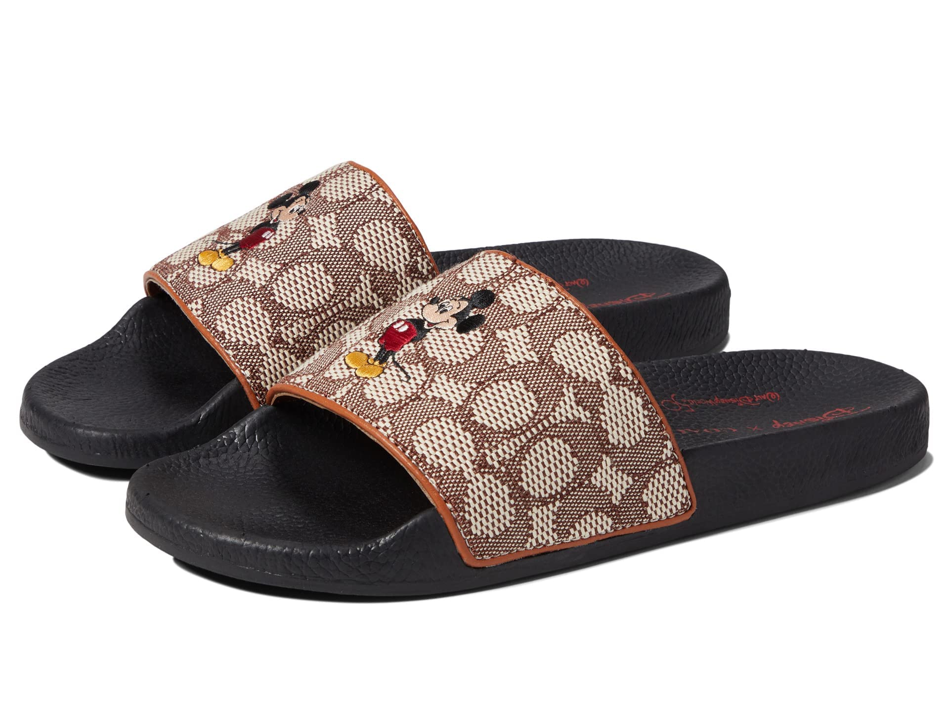 Coach Disney Parks Signature Textile Jacquard W Mickey And Friends