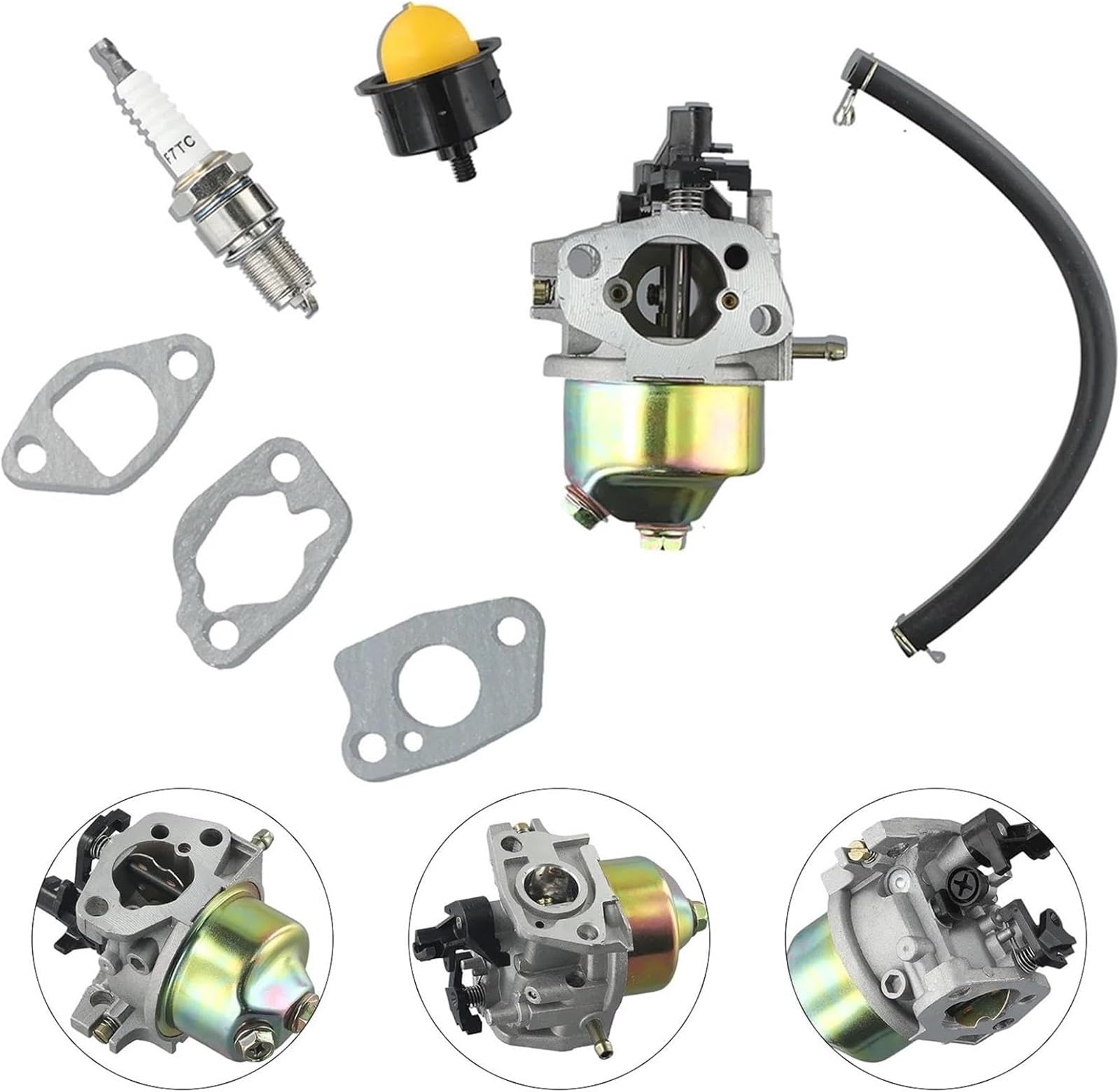 Genérico carburador para desbrozadora Piezas de Motor, Junta de carburador, imprimación para Motores Hecht, Accesorios, carburador Carburador