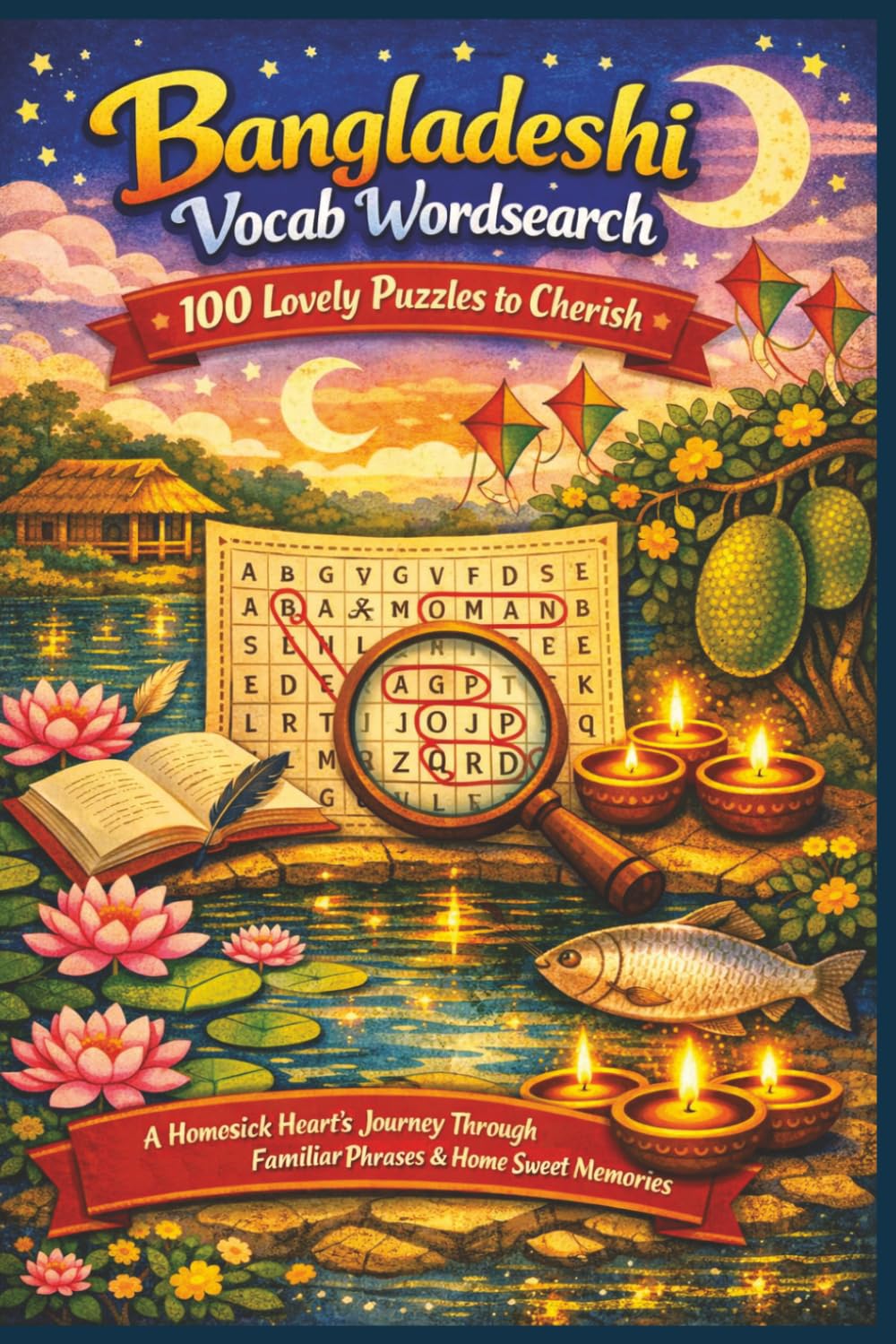 Bangladeshi Vocab Wordsearch 100 Lovely Puzzles to Cherish: A Homesick Heart’s Journey Through Familiar Phrases & Home Sweet Memories (Rohim's Royal Bengal Puzzlers)