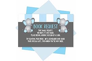 25 Book Request Baby Shower Guest Book Alternative