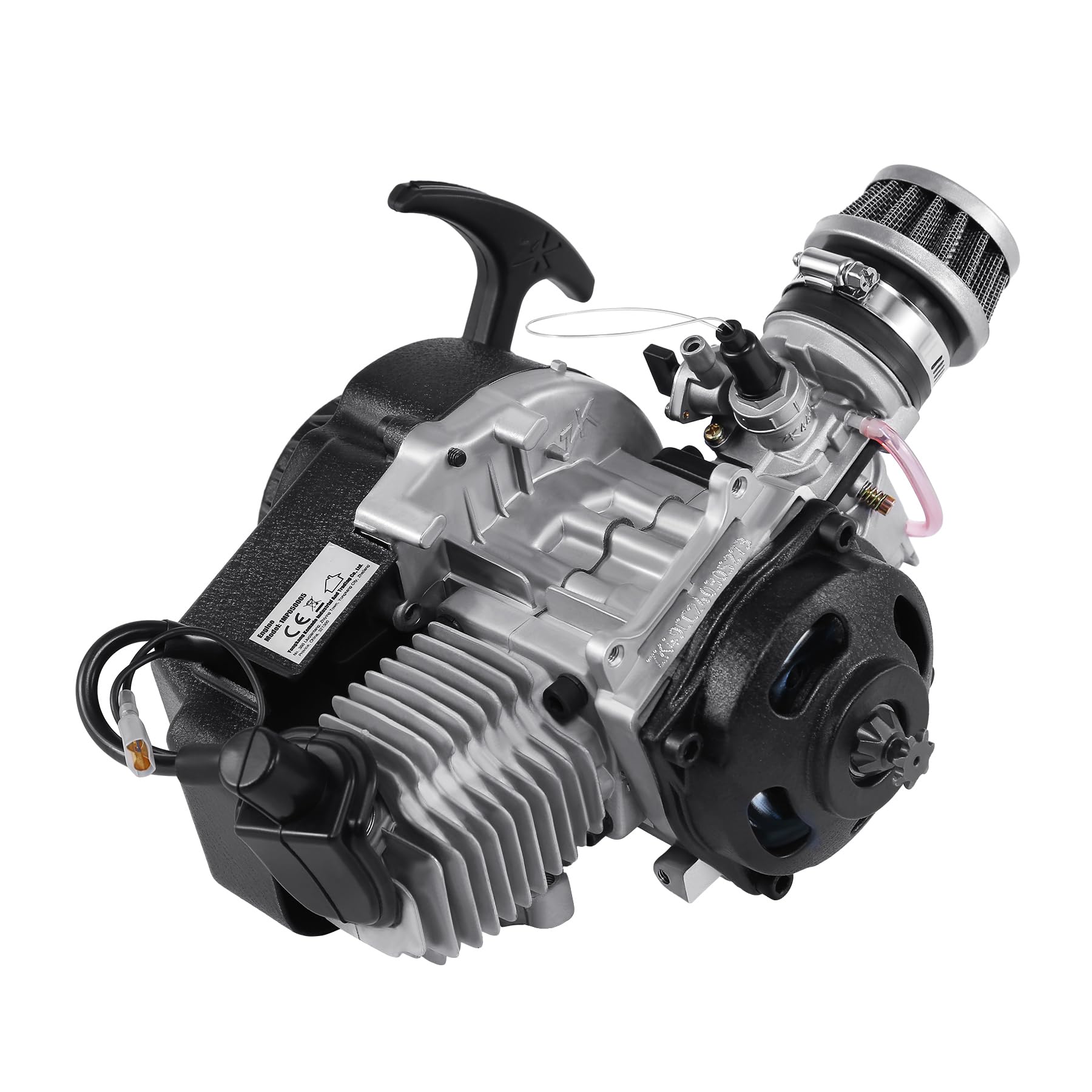 Samger 49CC 2 Stroke Mini Moto Engine Carb Pullstart Carb Carb Filtro aria Head Mini Motore per ATV Dirt Bike Quad Pocket Bike