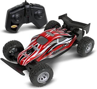 NKOK Mean Machines Mighty Mini Cobra 2.4GHz RC Baja Racer, 150-Ft Range | Compact rear-wheel-drive RC Baja racer with 2.4GHz control, 150-ft range and support for up to 16 racers at once.