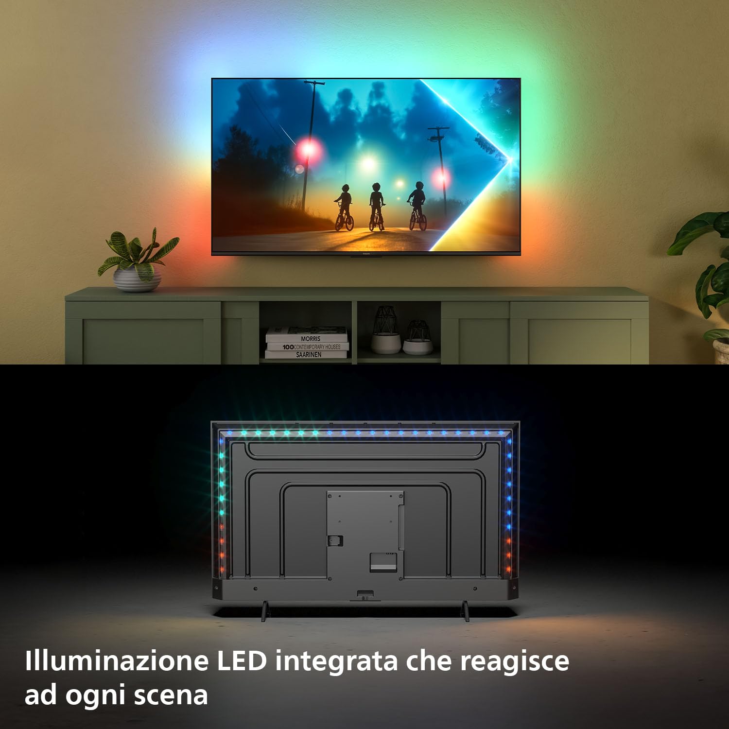 Philips Ambilight 55PUS8200 Smart TV 4K 55 Pollici - Dettaglio