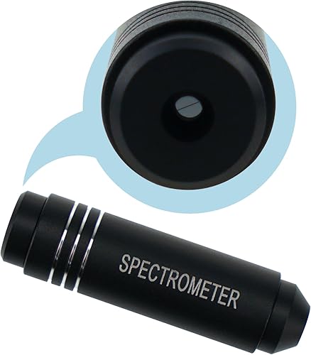 Vista 8 de Espectroscopio de difracción de mano, espectrómetro gemológico de rejilla de tamaño bolsillo en una herramienta de gemas, lupa de ojo para uso GIA e